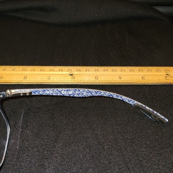 Ray-Ban Eyeglasses Frames - RB8903 5262 Matte Blue Dark Carbon Fiber - 53-18-145 - Picture 2 of 9